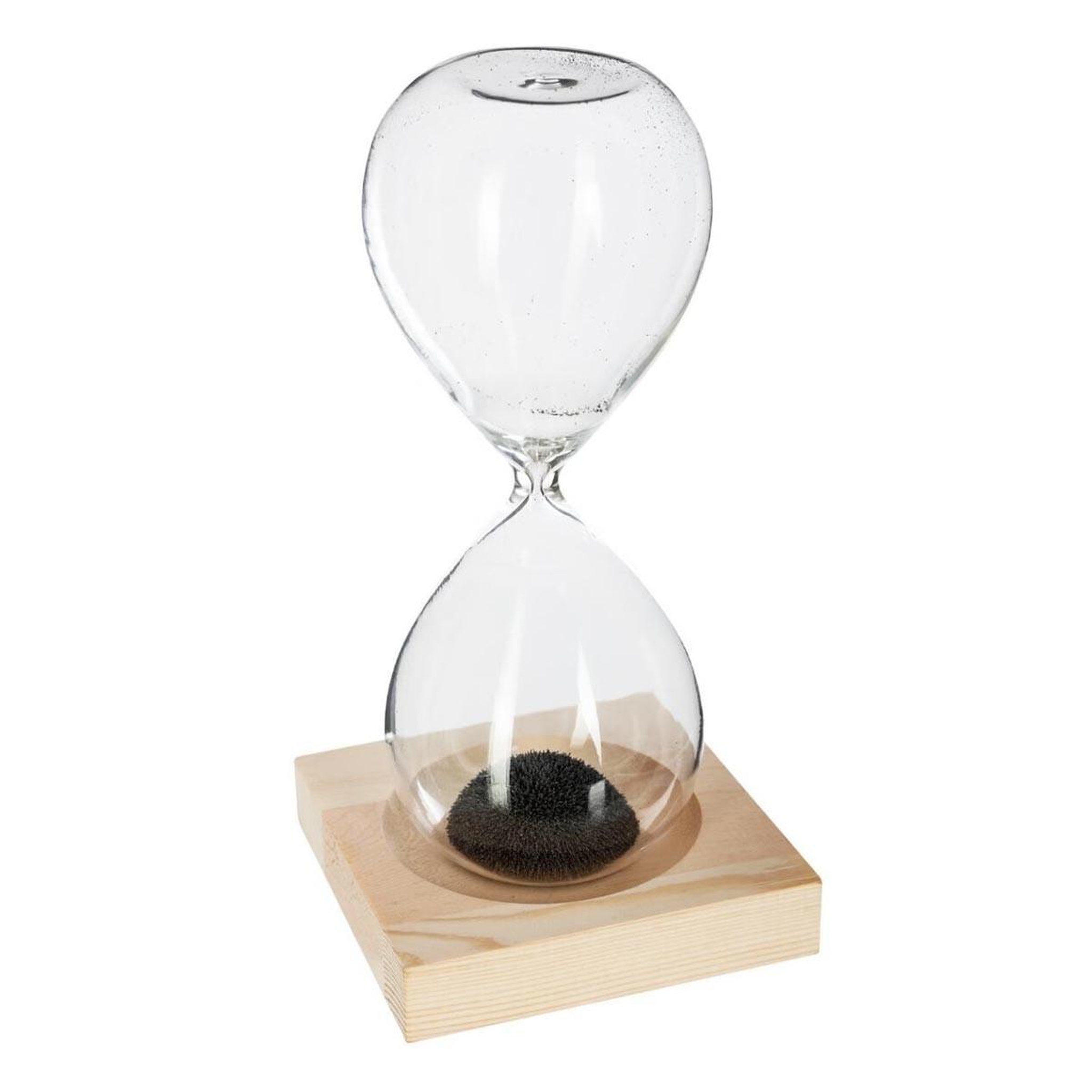 Voir la diapositive 1 : ATMOSPHERA Sablier déco  magnétique  15cm noir