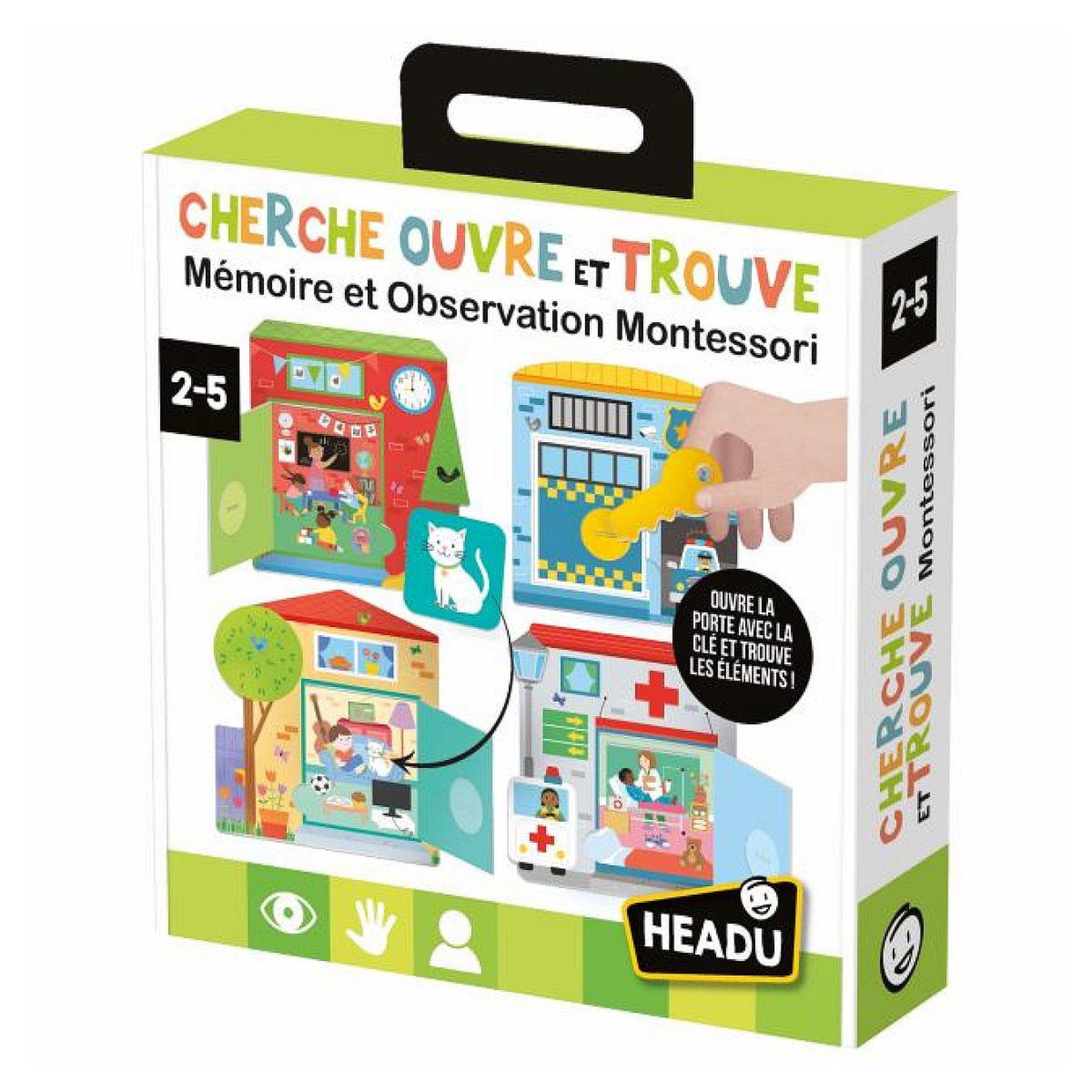 HEADU Jeu cherche ouvre et trouve