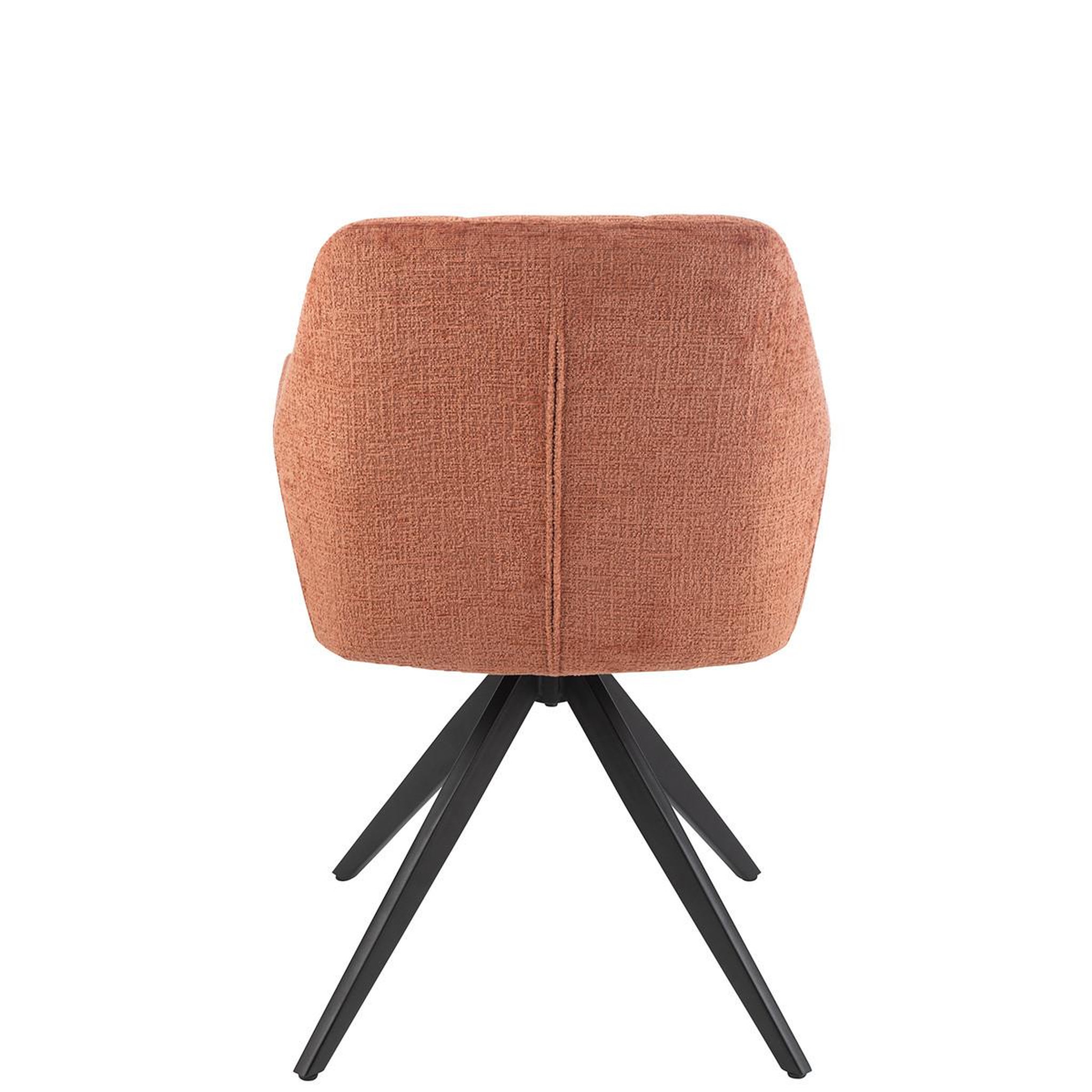 Voir la diapositive 4 : J-LINE Chaise design  louna  85cm pêche