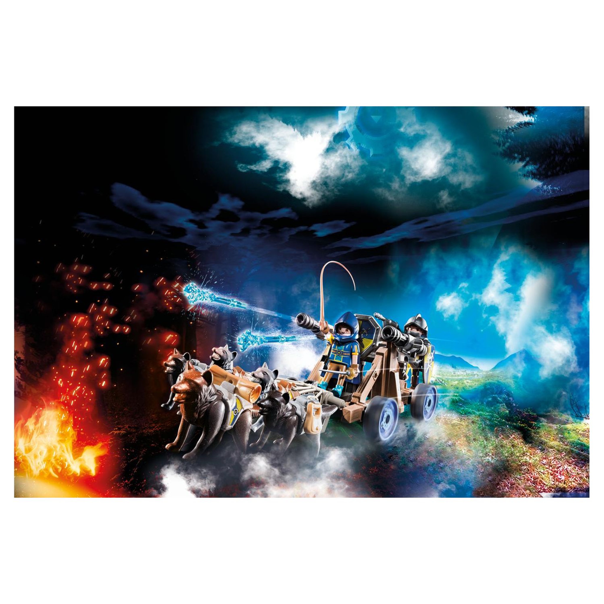 Voir la diapositive 2 : PLAYMOBIL 70225 - Novelmore - Chevaliers Novelmore avec canon et loups