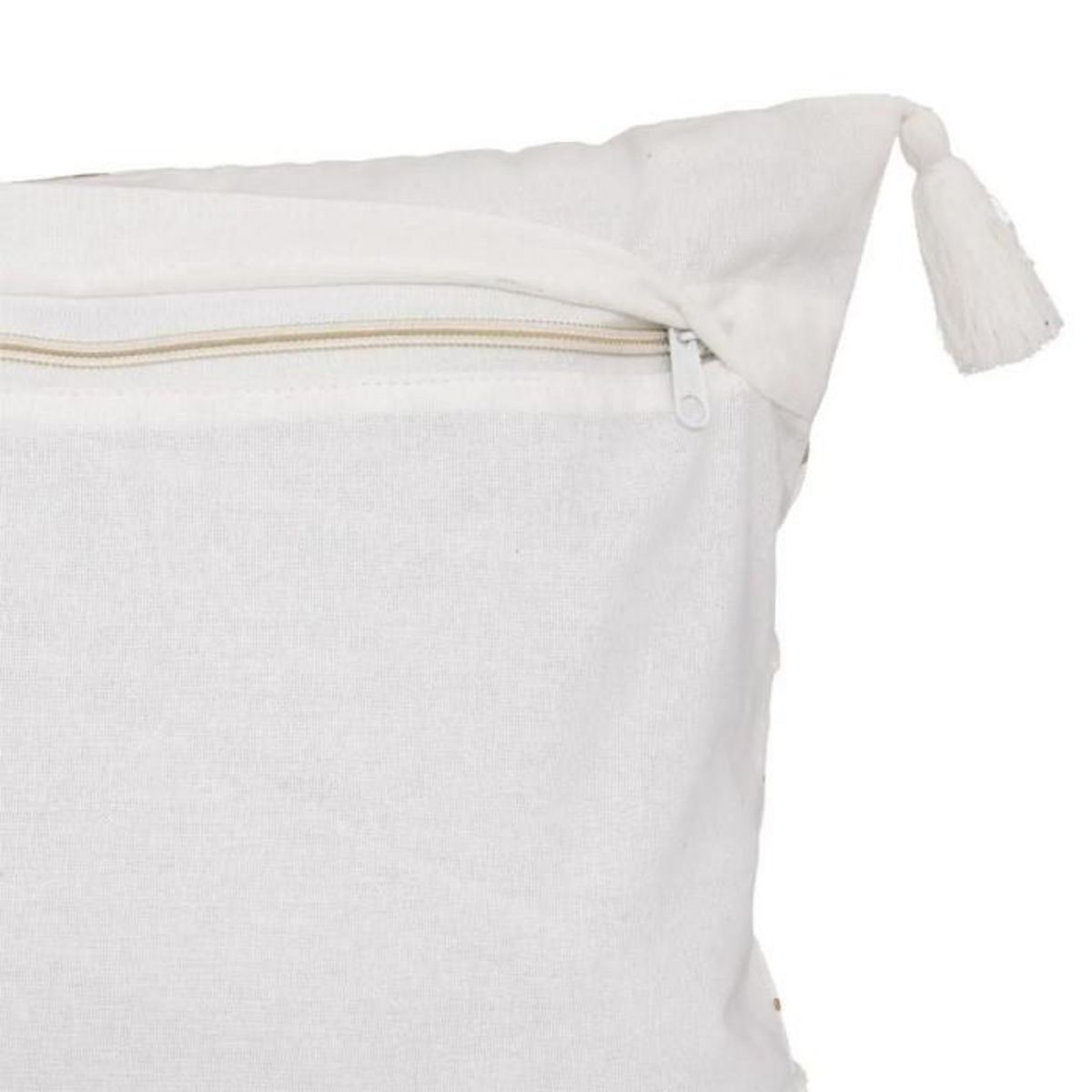 ATMOSPHERA Housse de Coussin  Grafik  30x50cm Ocre & Blanc