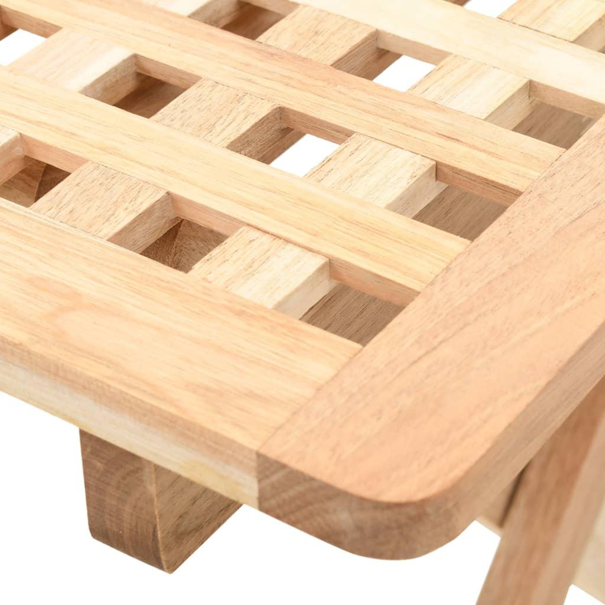 Voir la diapositive 5 : VIDAXL Table d'appoint pliante 50 x 50 x 49 cm bois de noyer massif