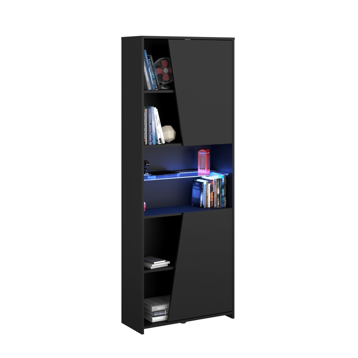 Ensemble Bureau gaming  + 1 bibliothèque avec leds  XENON