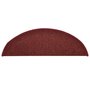 Voir la diapositive 4 : VIDAXL Tapis d'escalier 30 pcs rouge 56x17x3 cm