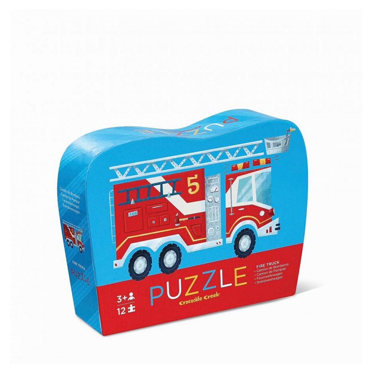 CROCODILE CREEK Puzzle 12pcs mini fire truck