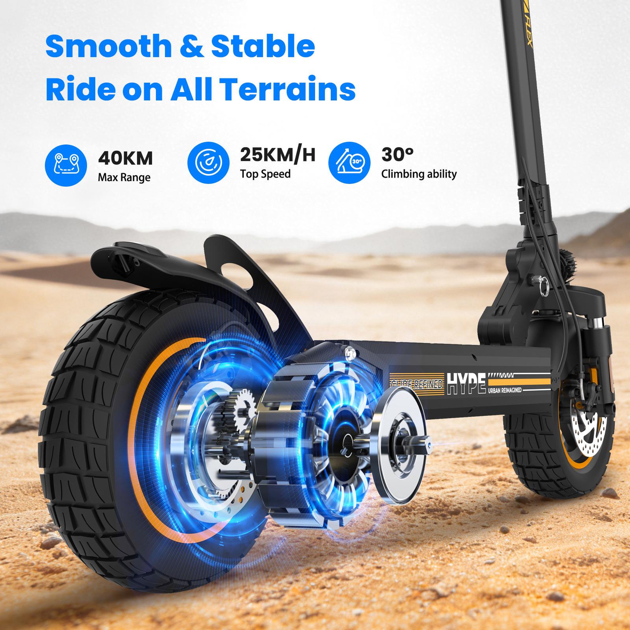 Voir la diapositive 3 : ISCOOTER Trottinette électrique iScooter W9Air – 10 pouces, batterie 48 V 10 Ah, autonomie de 40 km