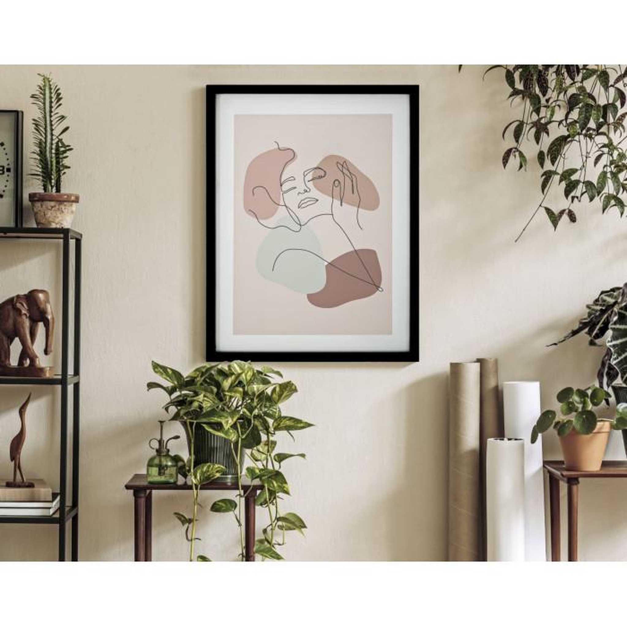 Voir la diapositive 5 : Paris Prix Cadre Déco  Face  35x47cm Multicolore