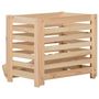 Voir la diapositive 5 : VIDAXL Boîte a pommes de terre 60x40x50 cm Bois de pin solide