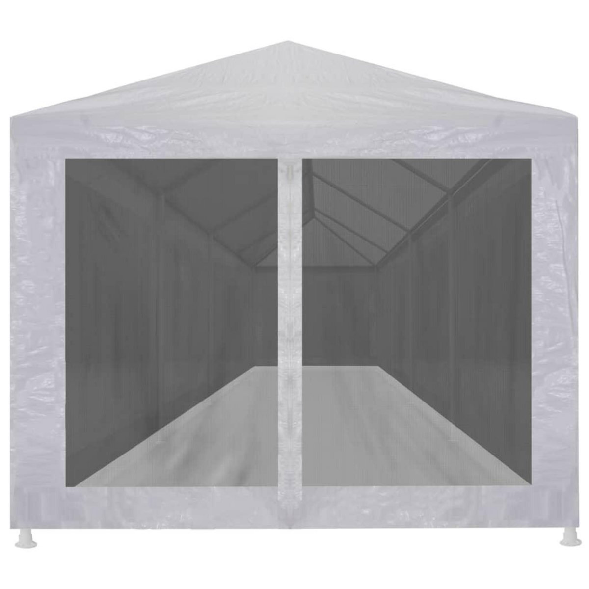 VIDAXL Tente de reception avec 10 parois en maille 12 x 3 m