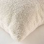Voir la diapositive 3 : Paris Prix Coussin Déco Bouclette  Wooly  45x45cm Naturel