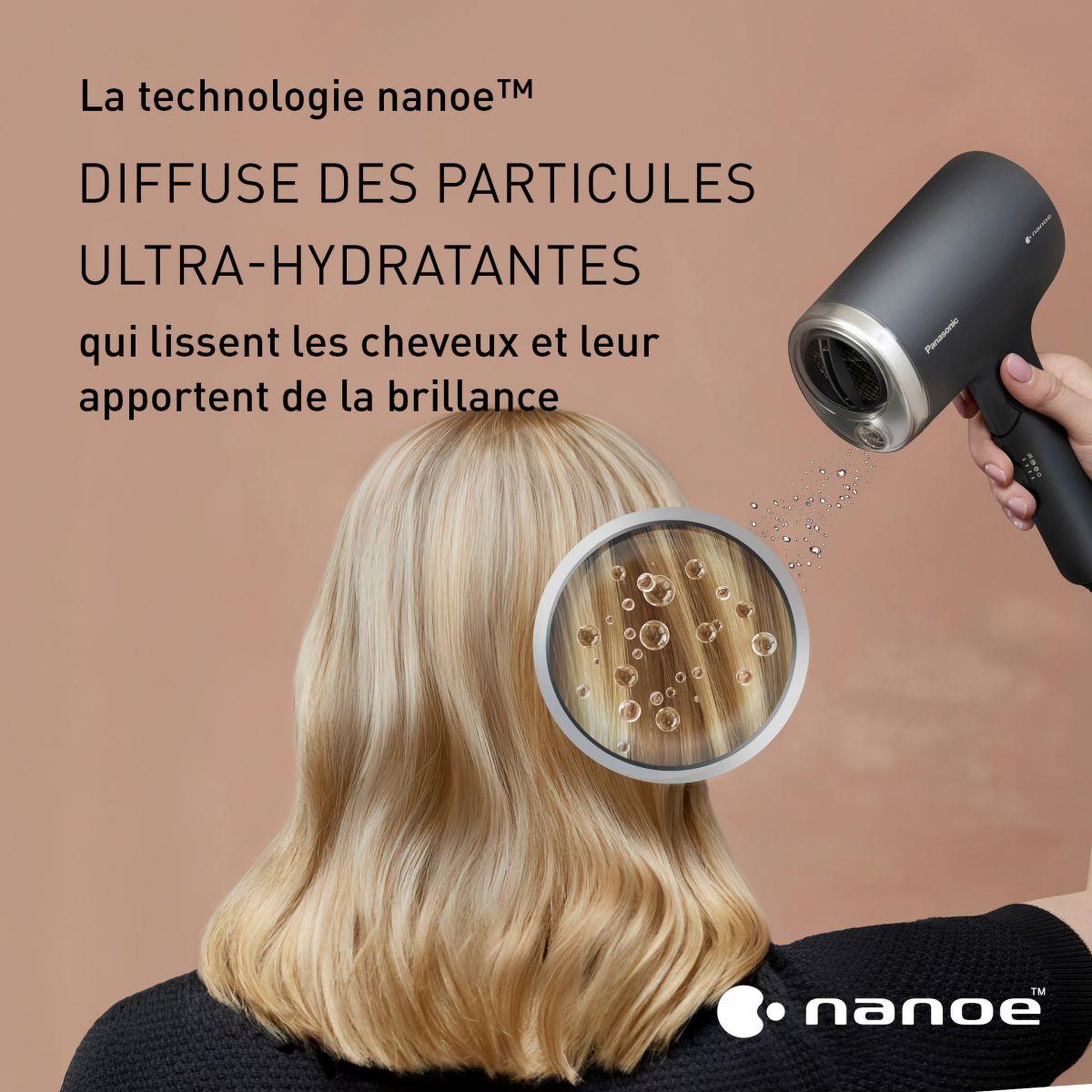 Voir la diapositive 3 : PANASONIC Sèche cheveux eh-na7n-k825
