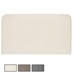 IDIMEX Tête de lit CELIA 120 avec fixation murale, en tissu. Coloris disponibles : Blanc