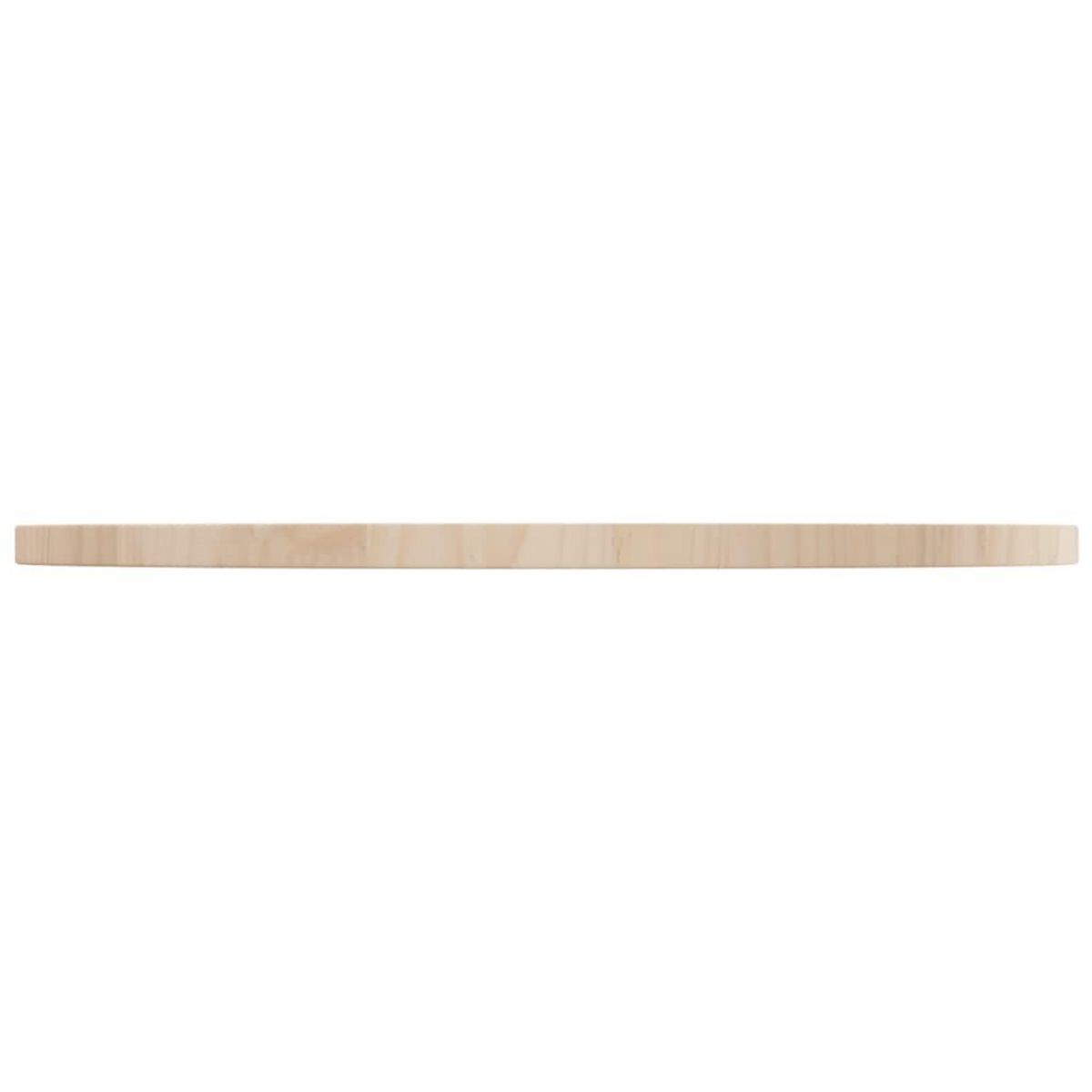 VIDAXL Dessus de table Ø70x2,5 cm Bois de pin massif