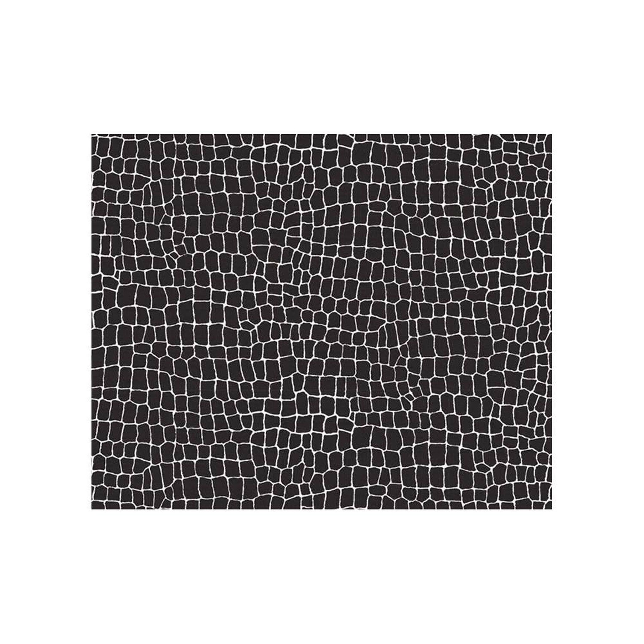 SUD TRADING Adhésif décoratif aspect cuir noir - 150 x 45cm