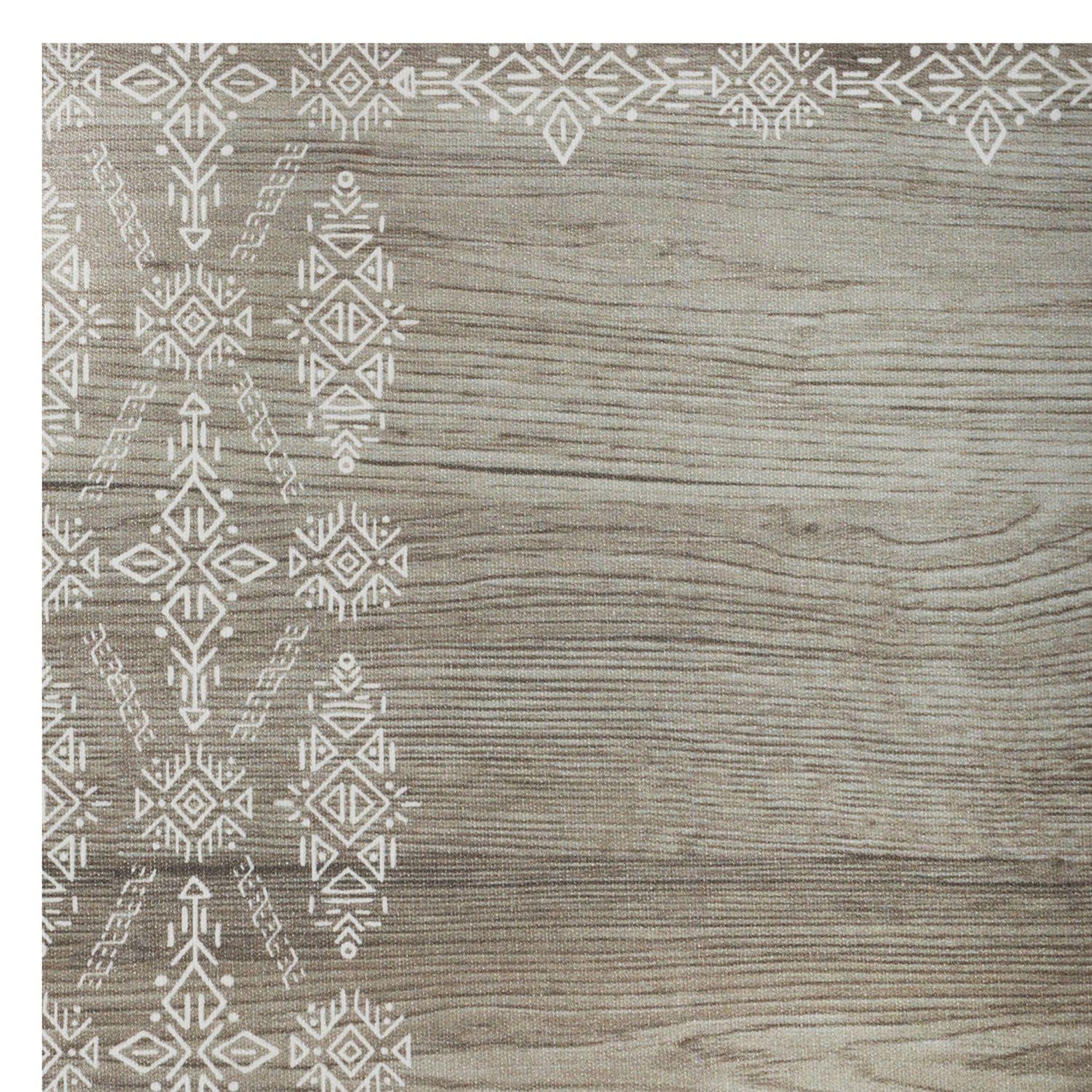Voir la diapositive 3 : TOILINUX Lot de 2 sets de table vinyl effet bois - 45 x 30 cm