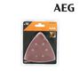 Voir la diapositive 2 : AEG Kit 10 triangles abrasifs AEG 93x93mm pour multitool 4932430321