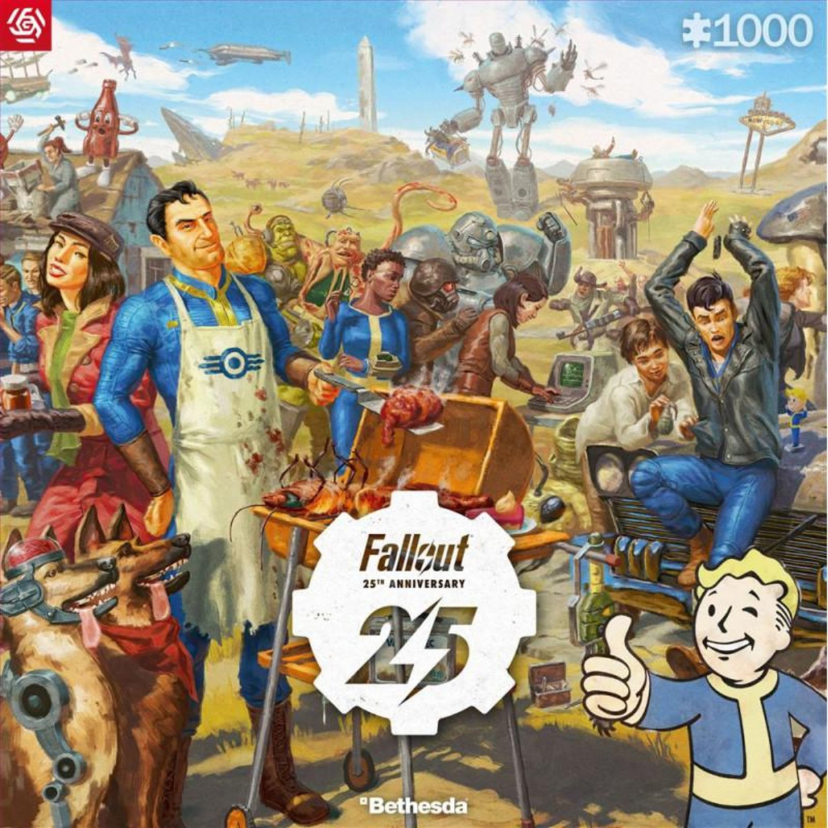 Just for games Puzzle 1000 pièces Fallout 25th Anniversary