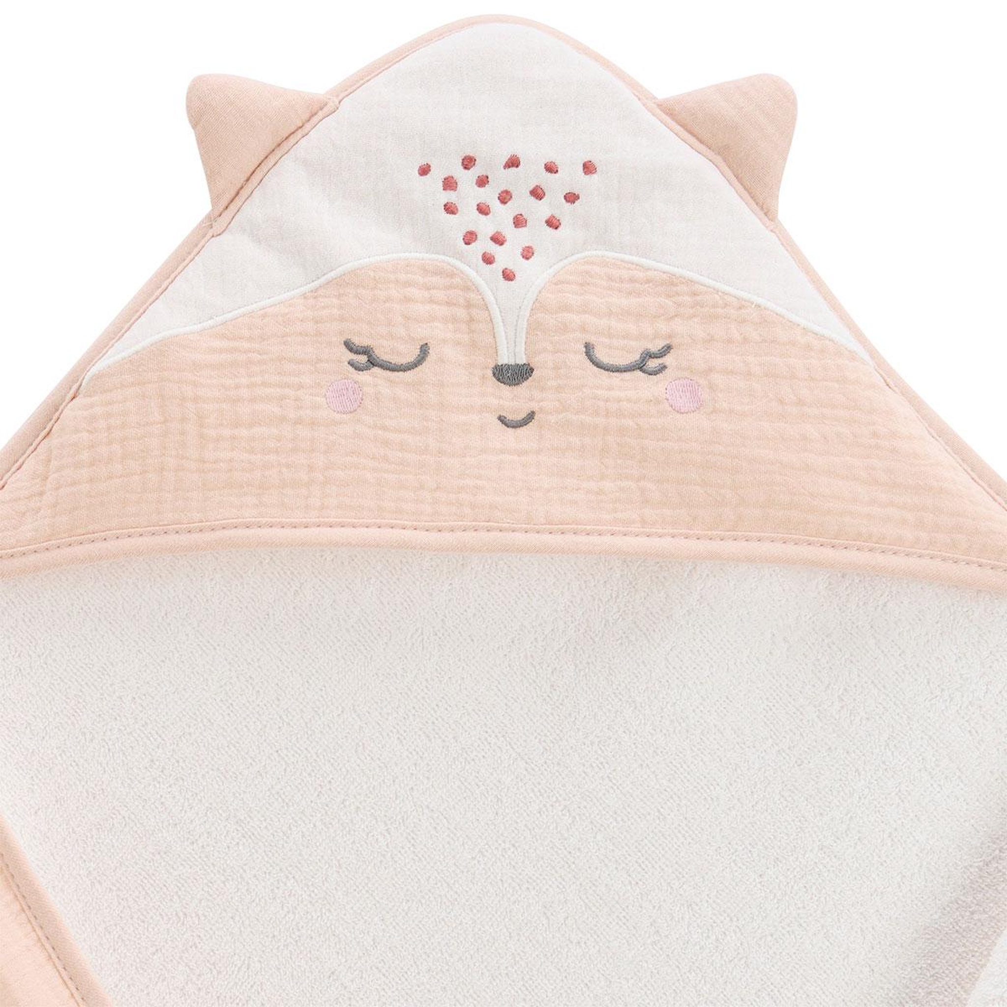 Voir la diapositive 2 : PETIT BEGUIN Cape de bain bébé louison
