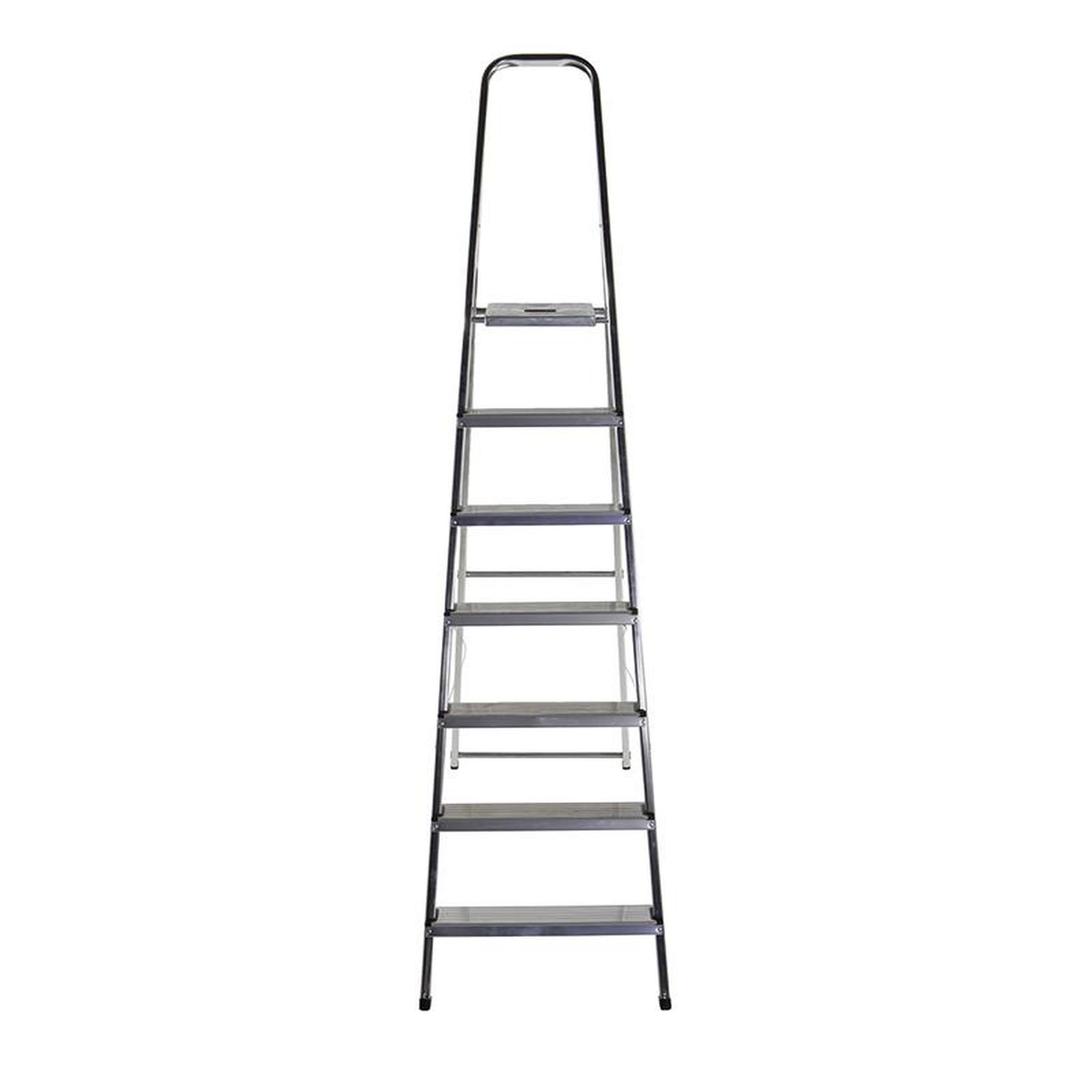 Voir la diapositive 3 : HAILO Escabeau ménager pliable en aluminium 7 marches léger Selekta