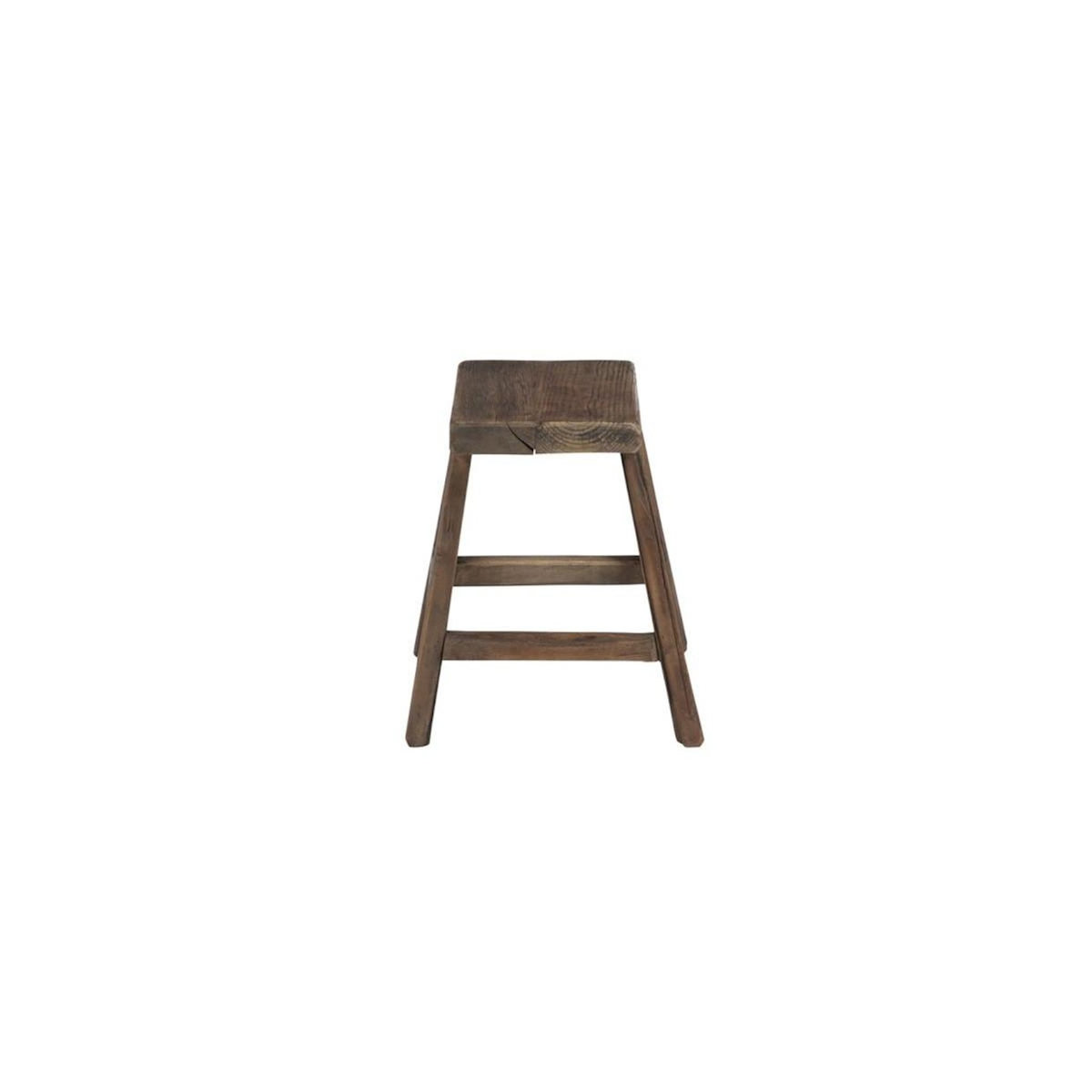 Paris Prix Tabouret Rectangulaire en Bois  Kelig  35cm Marron