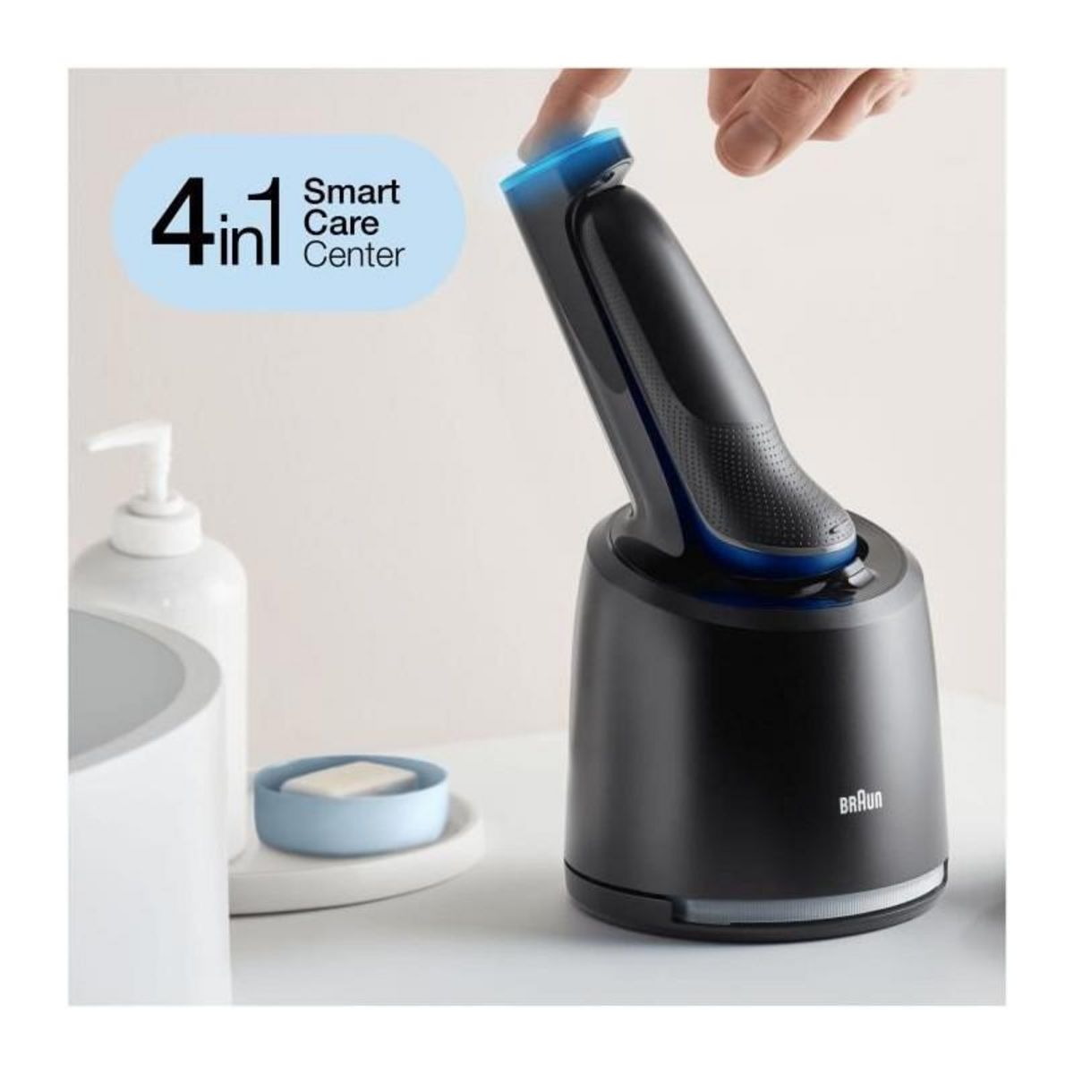 BRAUN Rasoir électrique rechargeable étanche - 6-61-B7200CC