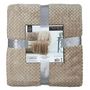 Voir la diapositive 5 : Paris Prix Plaid Tie and Dye  Teintes  150x200cm Beige