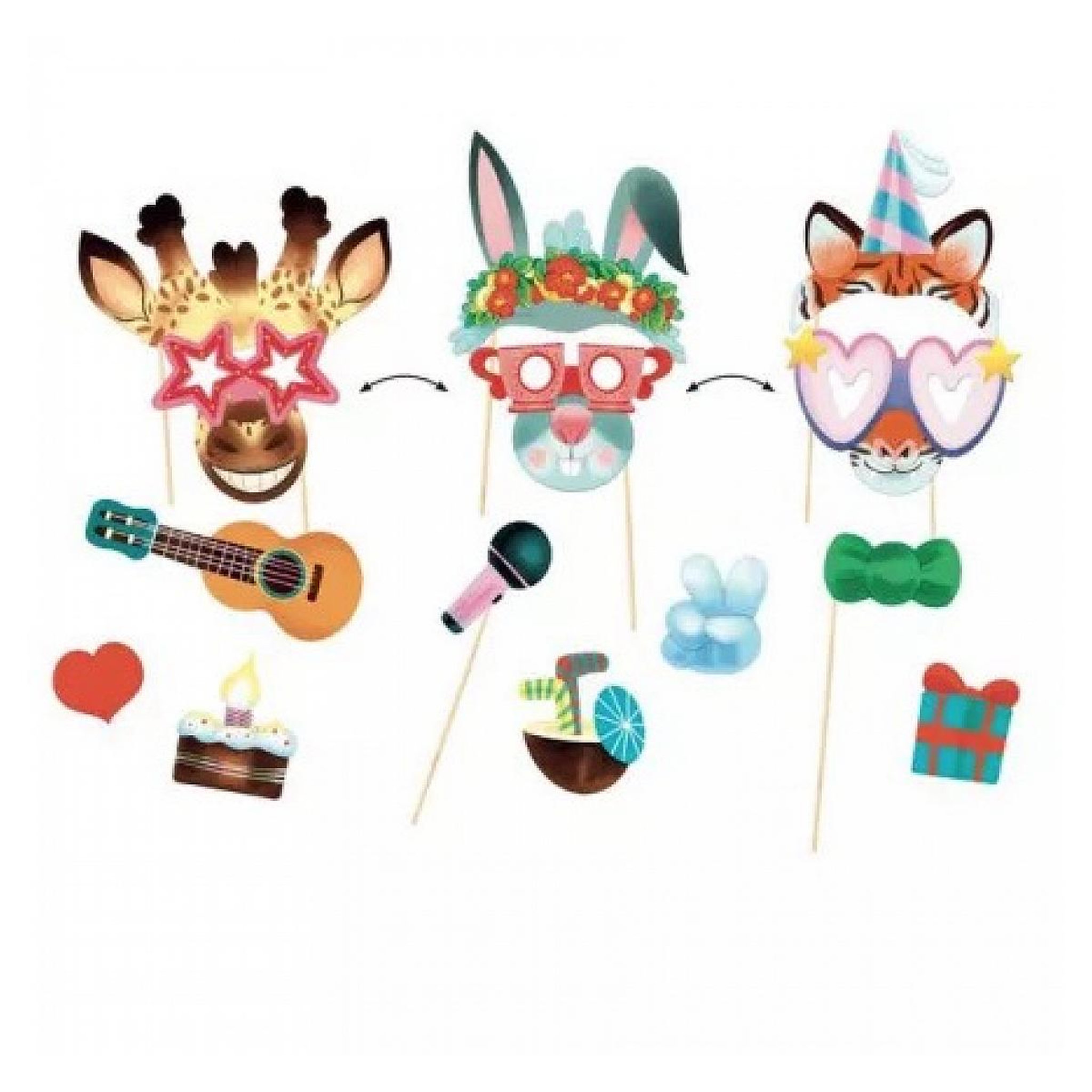 Voir la diapositive 2 : Djeco coffret photobooth to create diy