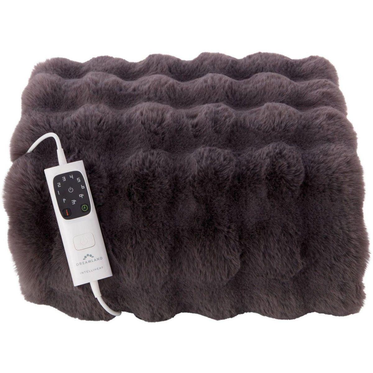 DREAMLAND Couverture chauffante HYGGE DAYS CLOUDY GRIS 6T 160X120