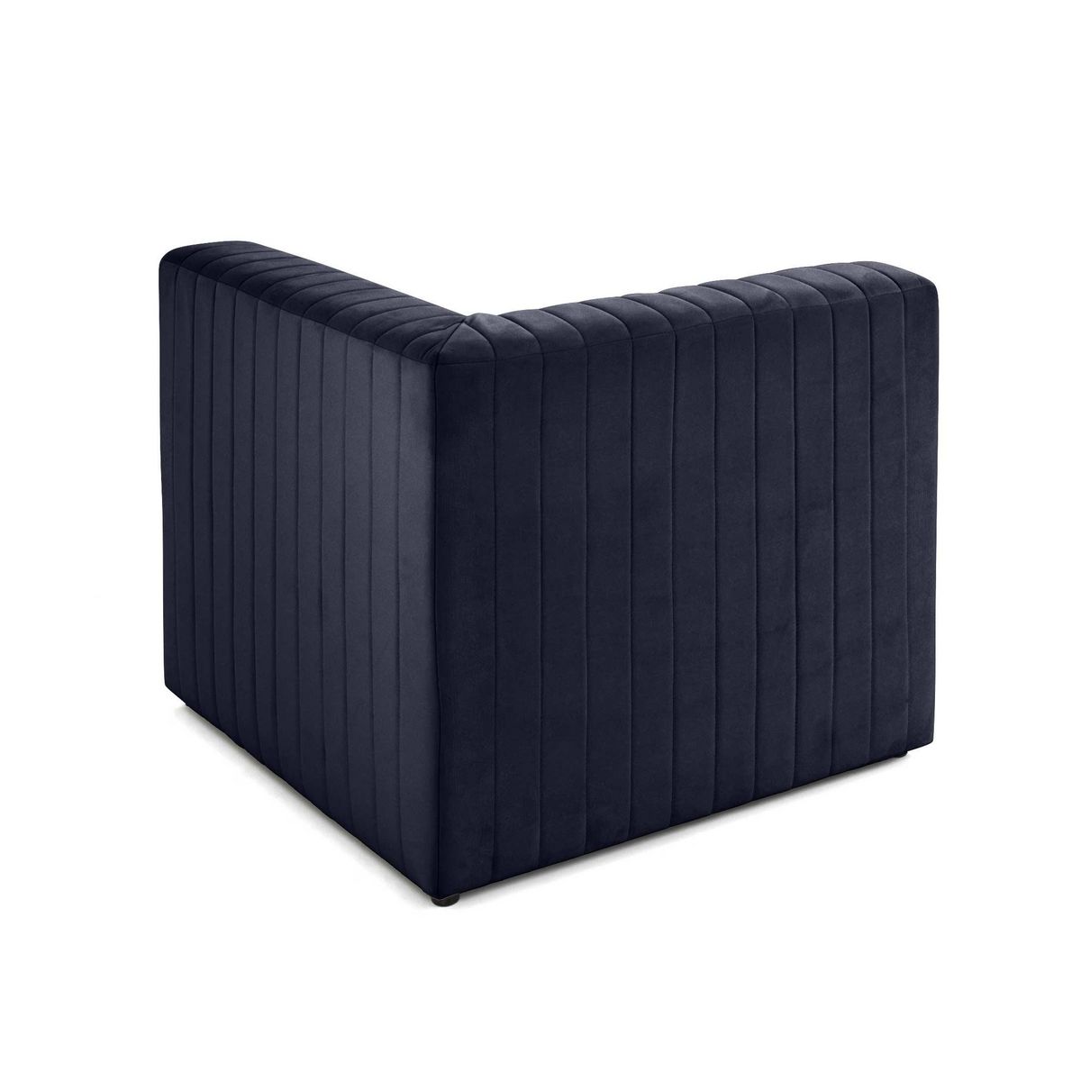 LISA DESIGN Nova - module d'assise d'angle réversible - en velours