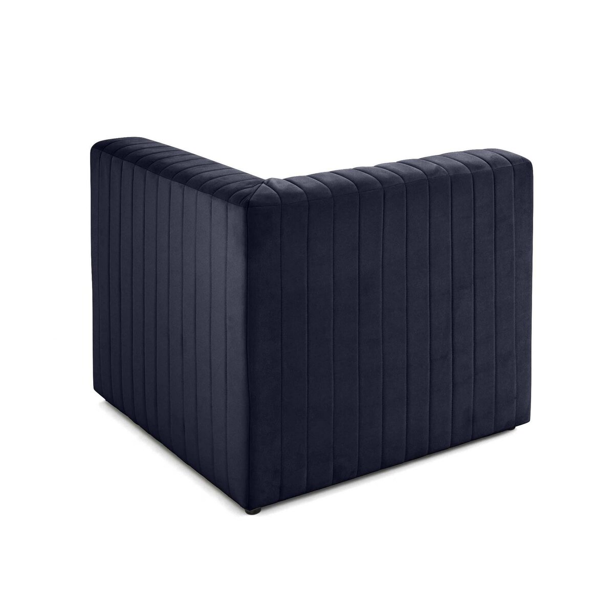 LISA DESIGN Nova - module d'assise d'angle réversible - en velours