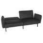 Voir la diapositive 5 : Paris Prix Canapé Convertible en Velours  Giulia  198cm Noir