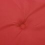 VIDAXL Coussin de banc de jardin rouge 100x50x3 cm tissu oxford