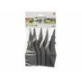 Voir la diapositive 2 : NATURE Lot de 5 ancres pour bordure de jardin en polyuréthane