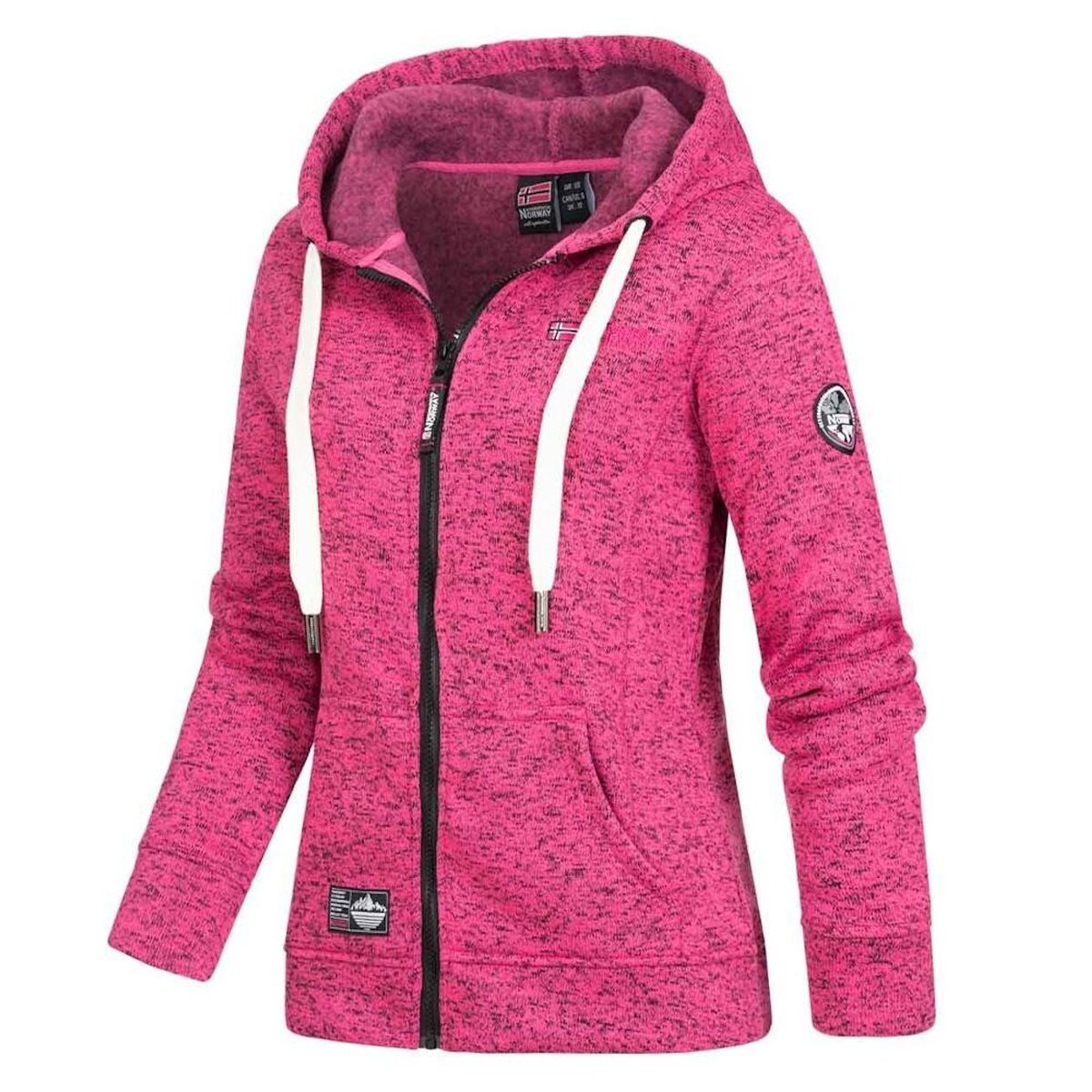 GEOGRAPHICAL NORWAY Veste Fuchsia Femme Geographical Norway Talerte Corail Lady 054