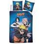 NARUTO Manga Déco - Parure de lit Enfant Naruto Shippuden - Housse de Couette 140x200 Taie 63x63 cm