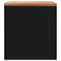 Voir la diapositive 5 : VIDAXL Boîte de rangement de jardin noir resine tressee bois d'acacia