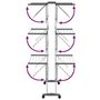 Voir la diapositive 5 : VIDAXL Etagere a linge a 3 niveaux avec roues Argente 60x70x129 cm