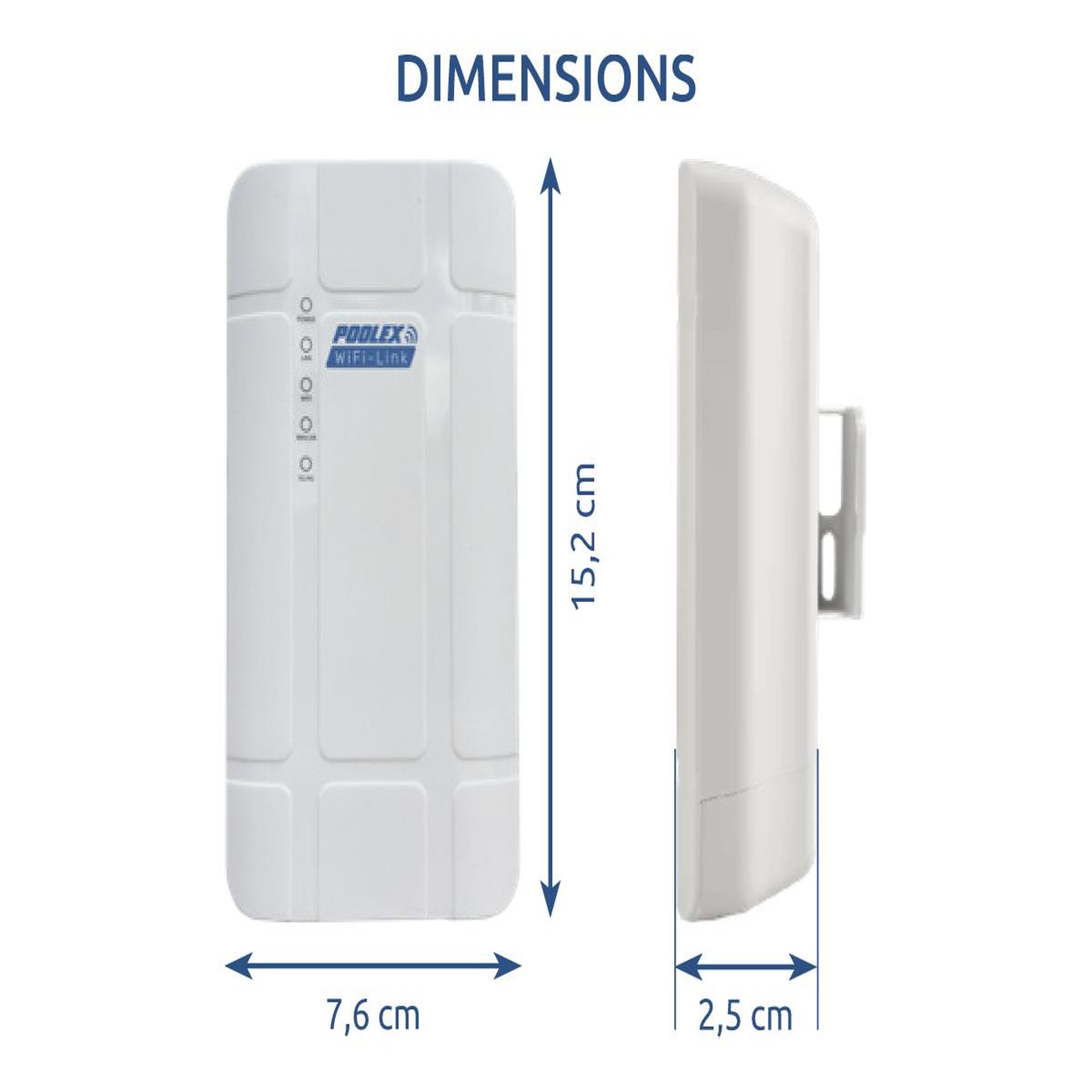 Voir la diapositive 3 : Poolex Antenne Wi-Fi et routeur 4G d'extérieur Wifi-Link - Poolex