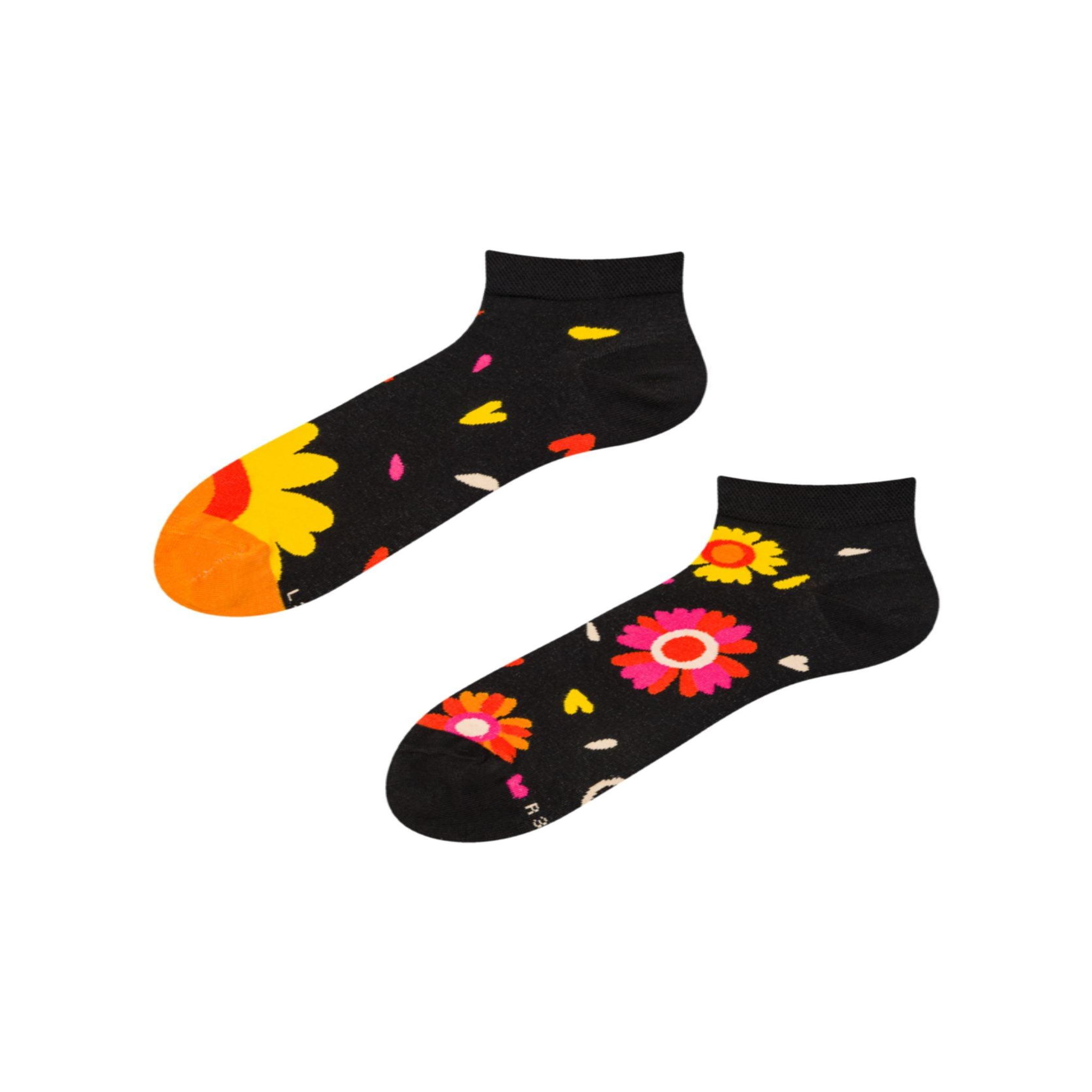 DEDOLES Socquettes je t'aime, un peu, beaucoup. Coloris disponibles : Noir