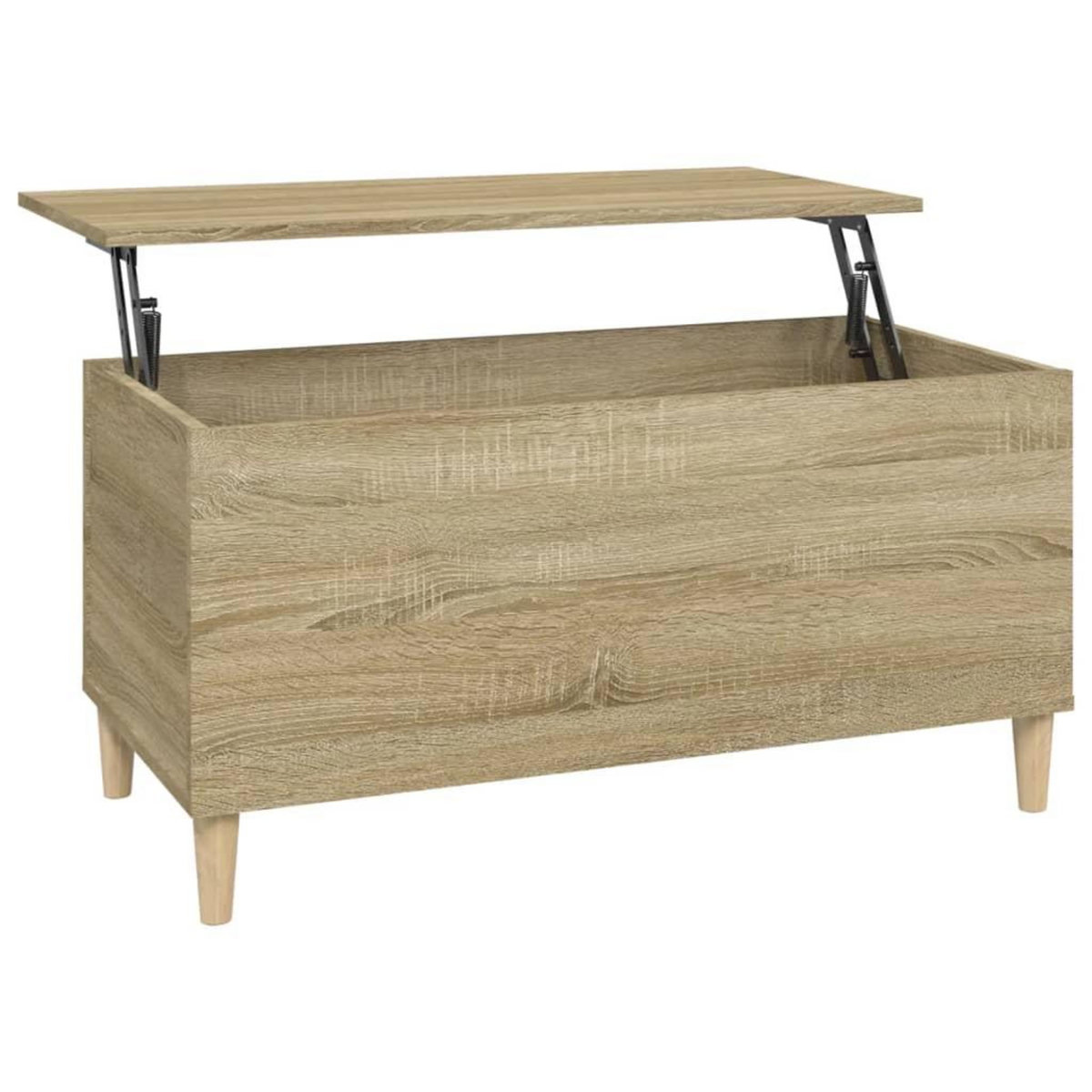 VIDAXL Table basse Chene sonoma 90x44,5x45 cm Bois d'ingenierie