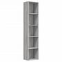 Voir la diapositive 2 : VIDAXL Bibliotheque Sonoma gris 40x30x189 cm Bois d'ingenierie