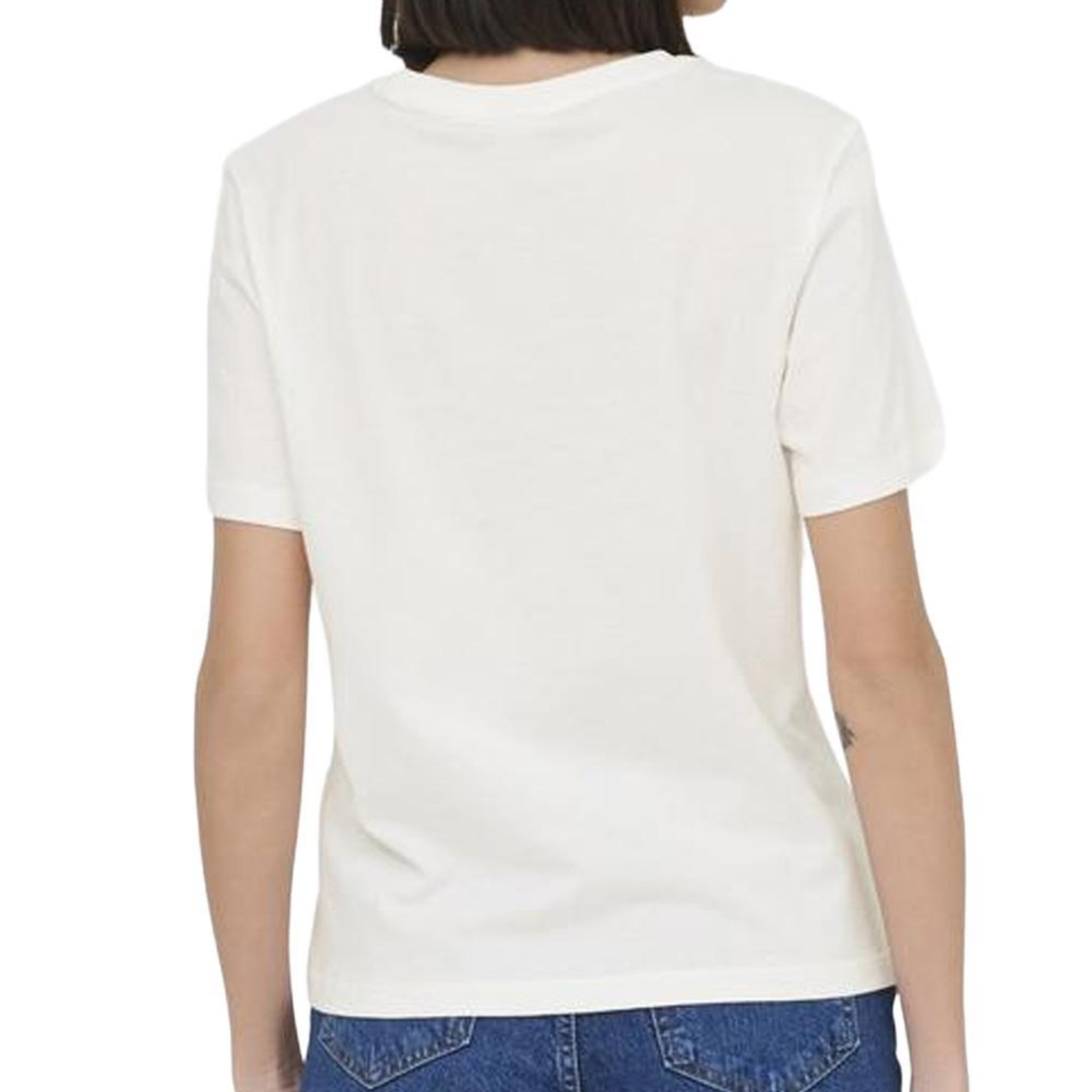 Voir la diapositive 2 : JACQUELINE DE YONG T-Shirt Blanc/Rouge/Jaune Femme JDY CDL