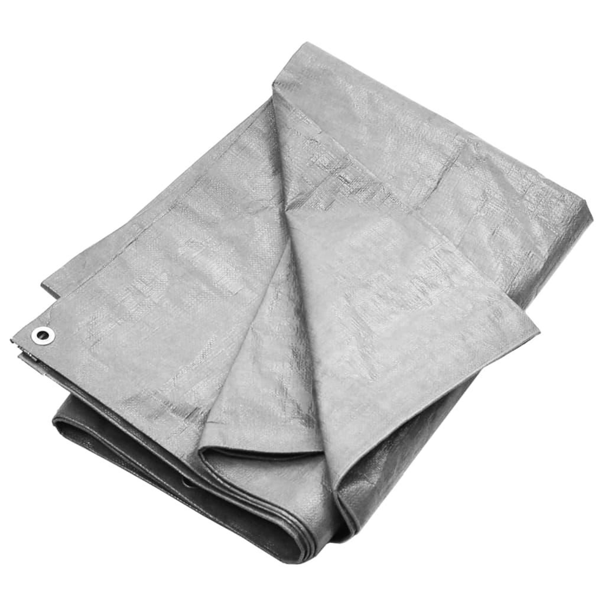 Voir la diapositive 2 : VIDAXL Bache 180 g/m² 6x8 m Gris PEHD