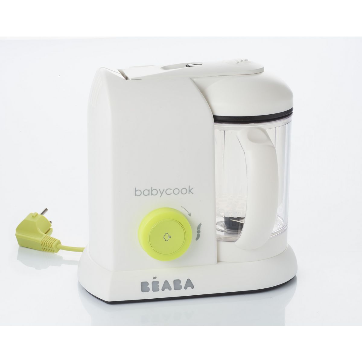 BEABA Cuiseur vapeur - mixeur pour bébé BabyCook® néon