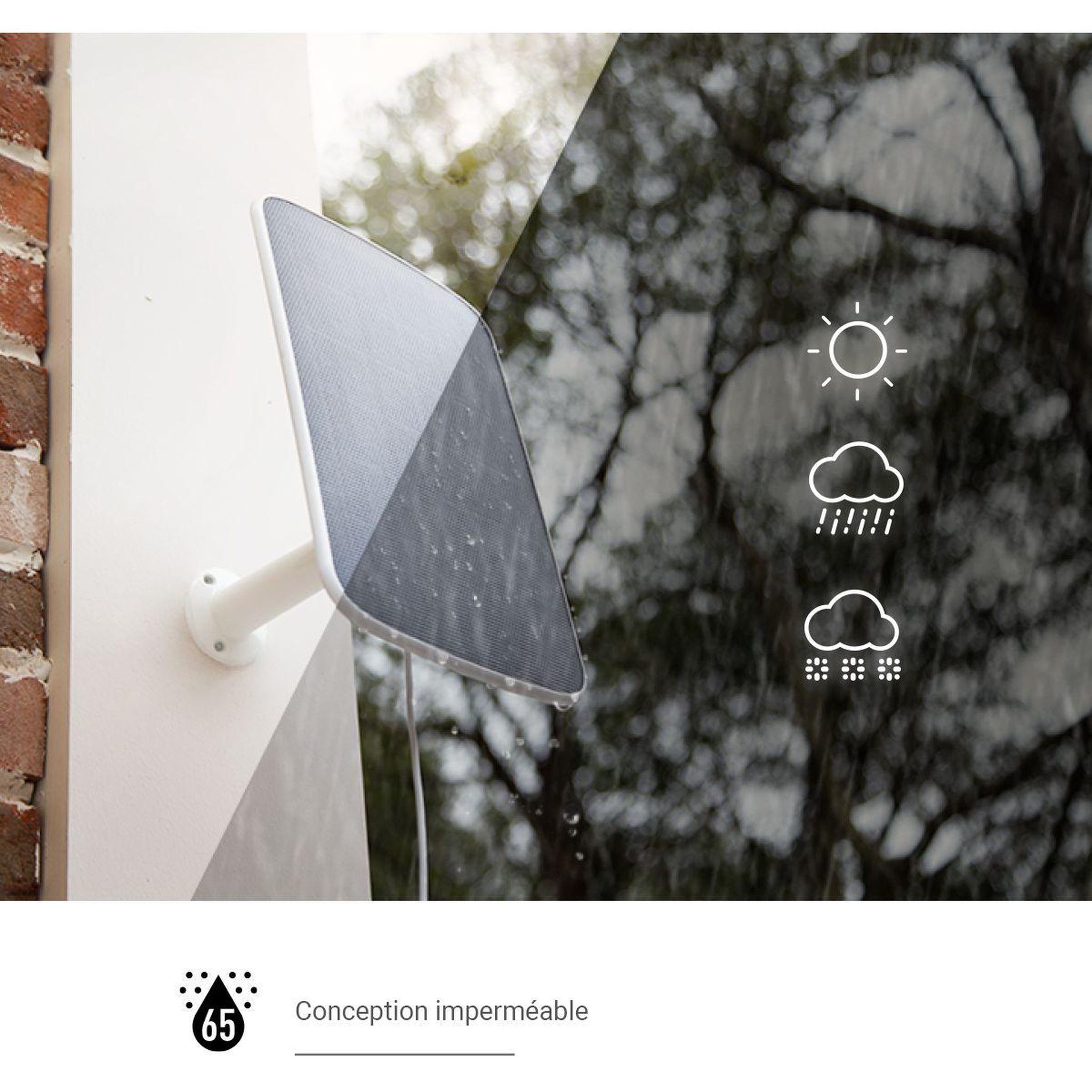 Voir la diapositive 2 : EZVIZ Caméra de surveillance Wifi HB8 2K+ cam+panneau Solaire