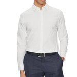 CALVIN KLEIN JEANS Chemise  Homme Calvin Klein Jeans Solid. Coloris disponibles : Blanc