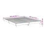 Voir la diapositive 6 : VIDAXL Cadre de lit sans matelas noir 160x200 cm bois d'ingenierie