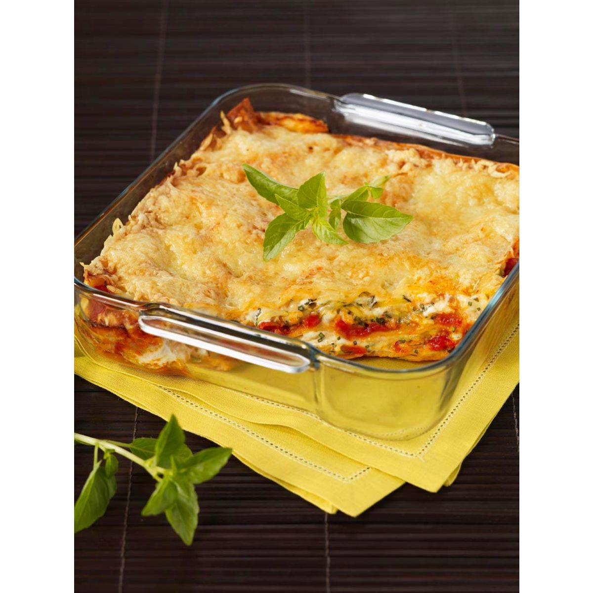 PYREX Plat à four en verre carré CLASSIC