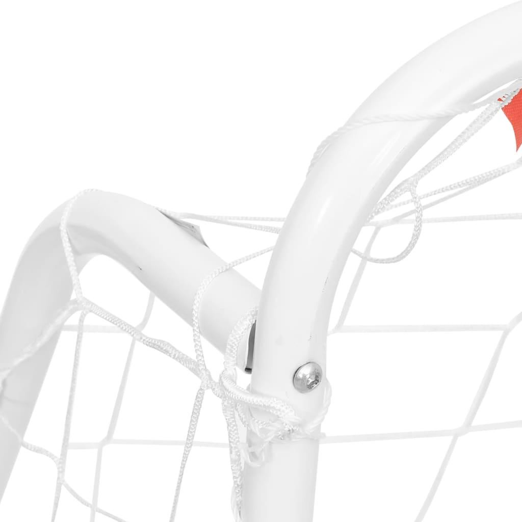 Voir la diapositive 5 : VIDAXL But de football et filet blanc 214x75x152 cm acier et polyester