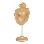 ATMOSPHERA Décoration à Poser Coeur  The Floral  35cm Or